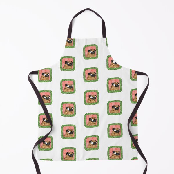 Item preview, Wacky Whimsical Pug Dog designed and sold by UnseenNeon.