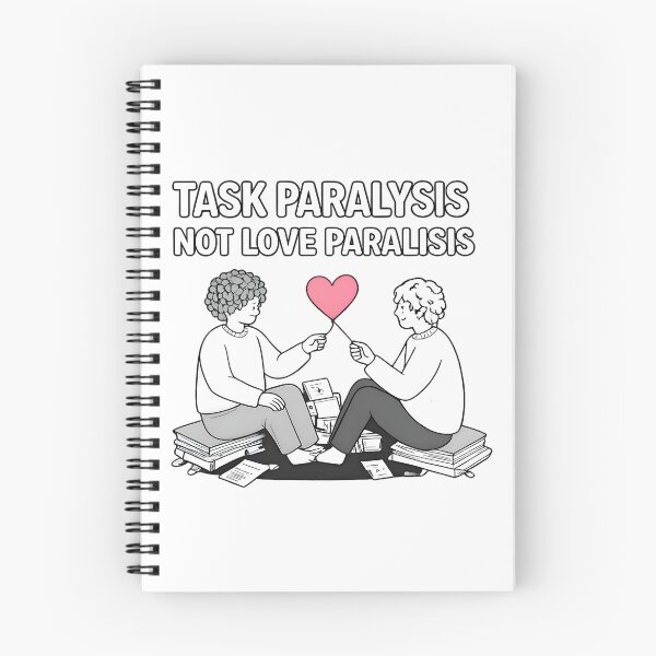 Item preview, Task Paralysis Not Love Paralysis: Navigating Neurodivergent Dating designed and sold by MukuMint.