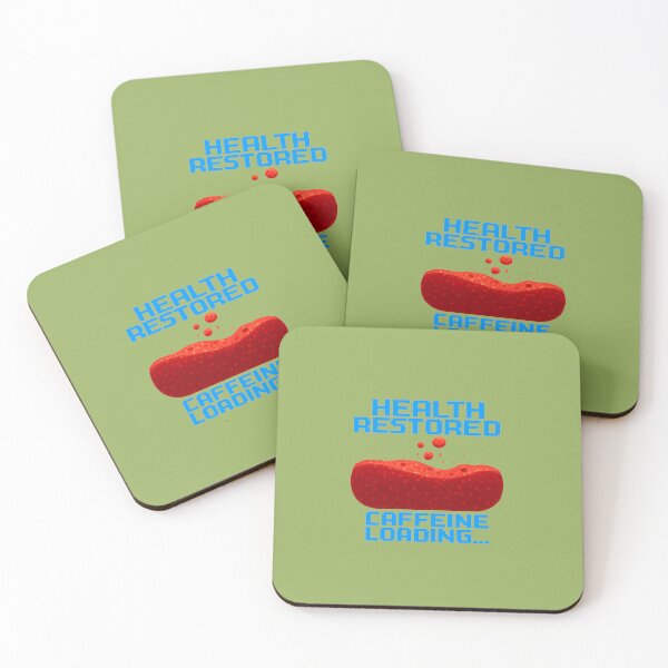 Item preview, Health Restored – Caffeine Loading… designed and sold by CommonMood.