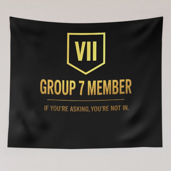 Item preview, Group 7 Members – VII Logo Insider Statements Funny designed and sold by JoelFlem.