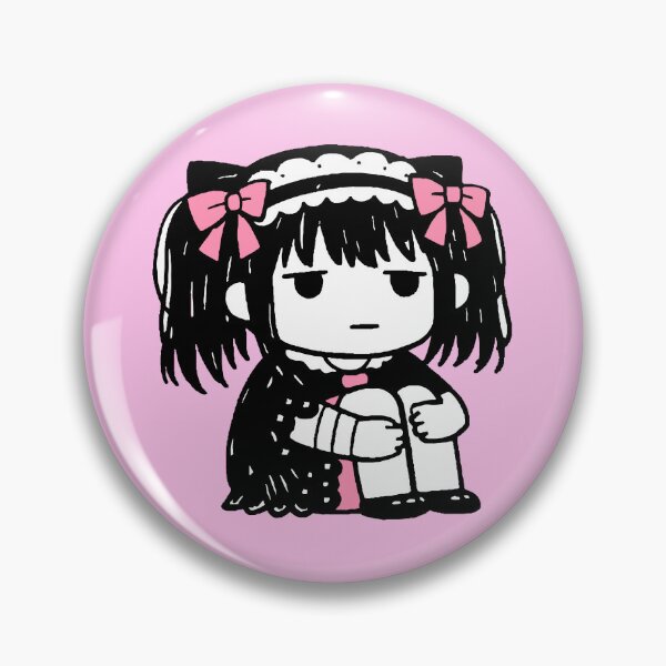 Artikelvorschau, Jirai Kei Gothic Girl sitzt entworfen und verkauft von NOT-QUITE-JIRAI.