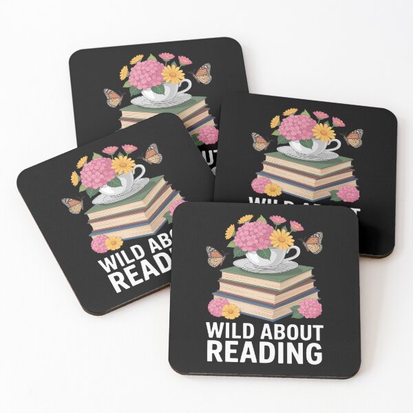 Item preview, Wild About Reading Book Lover Introvert Bookworm Librarian designed and sold by KonopikaaArt.