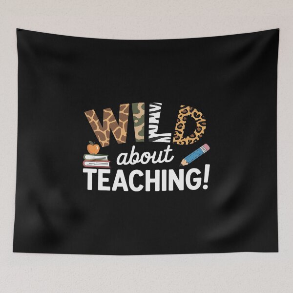 Item preview, Wild About Teaching Leopard Proud School Teacher Zoo Lover designed and sold by KonopikaaArt.