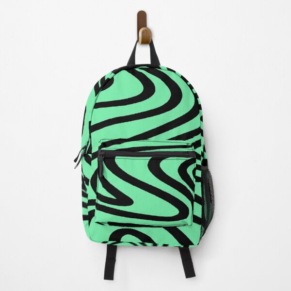 Item preview, Black Lines on Teal designed and sold by ViaARTfactory.