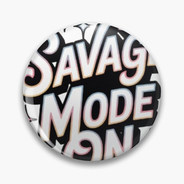 Artikelvorschau, Savage Mode auf fetter Typografie-Druck entworfen und verkauft von NewUSShop.