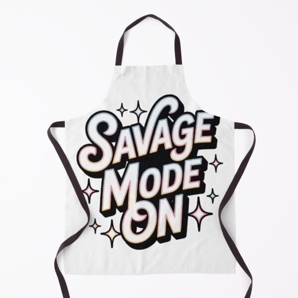 Item preview, Savage Mode On Bold Typography Print designed and sold by NewUSShop.