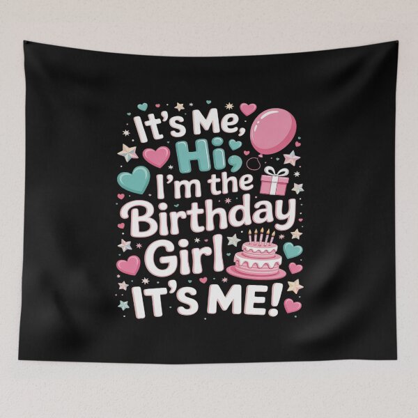 Item preview, Its Me Hi Im The Birthday Girl Birthday Party Supplies designed and sold by Tatianamiobi.