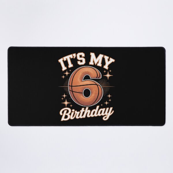 Item preview, Its My 6th Birthday Basketball Boy 6 Years Old designed and sold by Tatianamiobi.