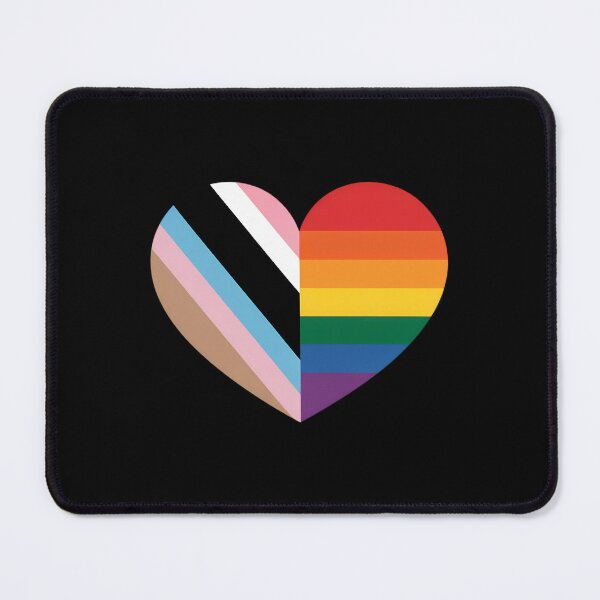 Item preview, Progress Pride Flag Rainbow Heart Love LGBTQ designed and sold by AsteriskDatBArt.