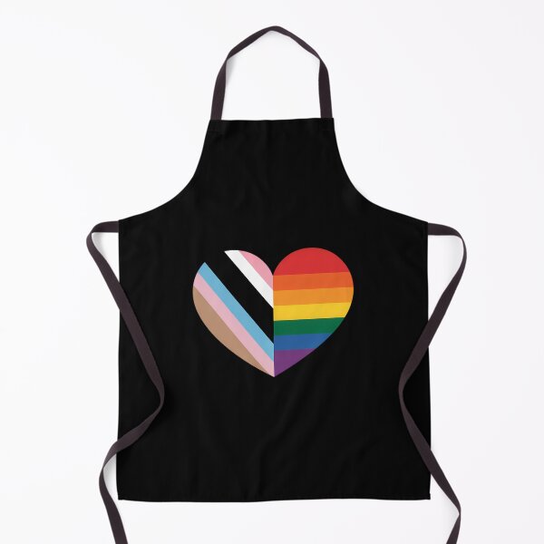 Item preview, Progress Pride Flag Rainbow Heart Love LGBTQ designed and sold by AsteriskDatBArt.