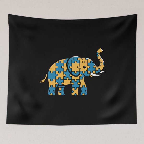 Item preview, Womens Elephant Puzzle World Down Syndrome Awareness Day T21 designed and sold by KonopikaaArt.