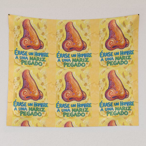 Item preview, "There once was a man attached to a nose." Satirical burlesque sonnet by Francisco de Quevedo against Luis de Góngora designed and sold by Filologica.