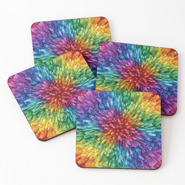 Item preview, Rainbow Paper Bloom Burst designed and sold by Kaleidoscope Print.