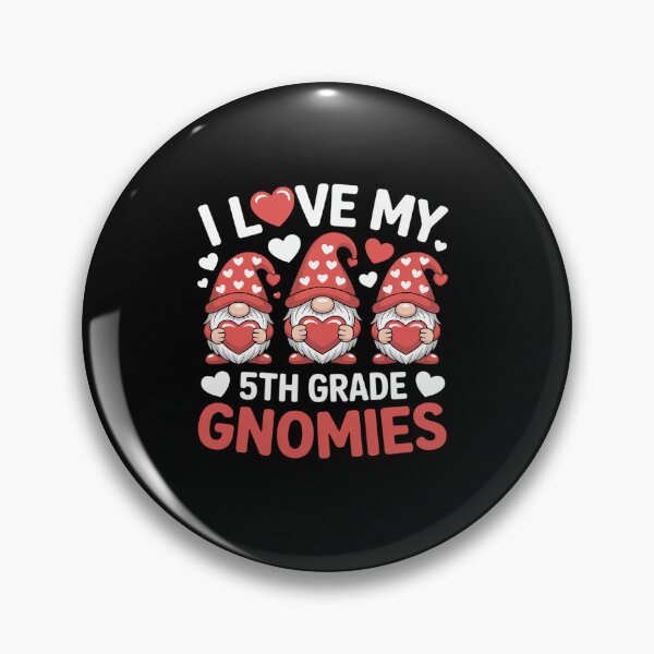 Item preview, Womens I Love My 5th Grade Gnomies Valentine's Day Teacher designed and sold by KonopikaaArt.