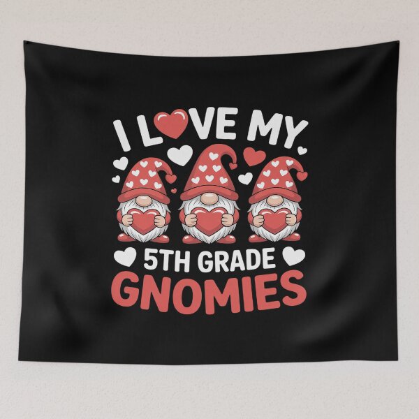 Item preview, Womens I Love My 5th Grade Gnomies Valentine's Day Teacher designed and sold by KonopikaaArt.