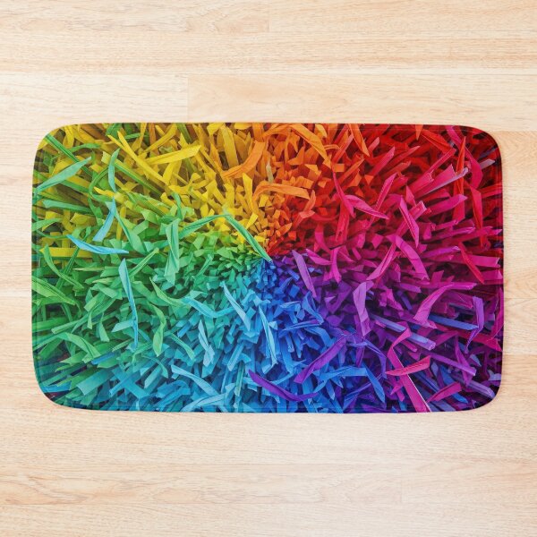Item preview, Rainbow Shredded Paper Spiral designed and sold by Kaleidoscope Print.