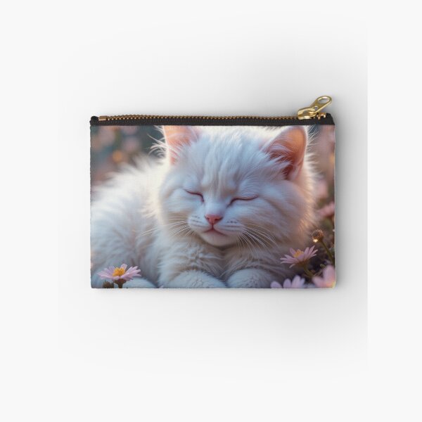 Item preview, Peaceful Kitten in a Flower Bed designed and sold by InezPhotography.