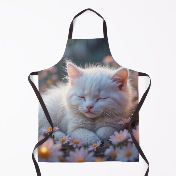 Item preview, Peaceful Kitten in a Flower Bed designed and sold by InezPhotography.