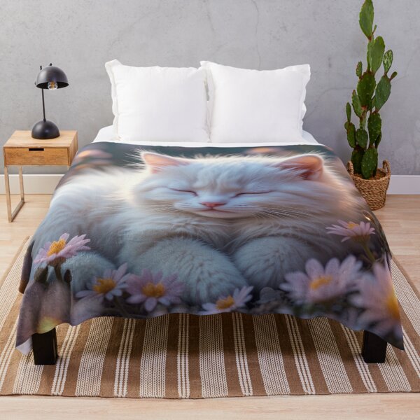 Item preview, Peaceful Kitten in a Flower Bed designed and sold by InezPhotography.