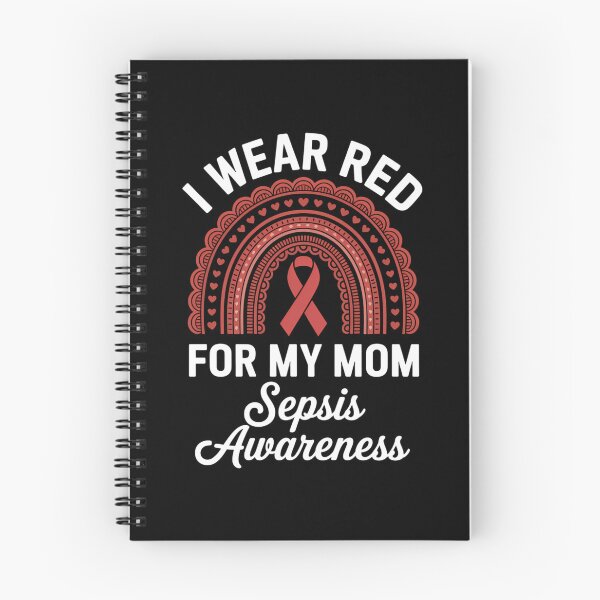 Item preview, Rainbow I Wear Red For My Mom Sepsis Awareness designed and sold by IdunayaStore.