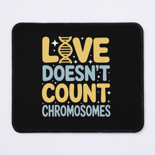 Item preview, World Down Syndrome Day Love Doesn't Count Chromosomes designed and sold by KonopikaaArt.