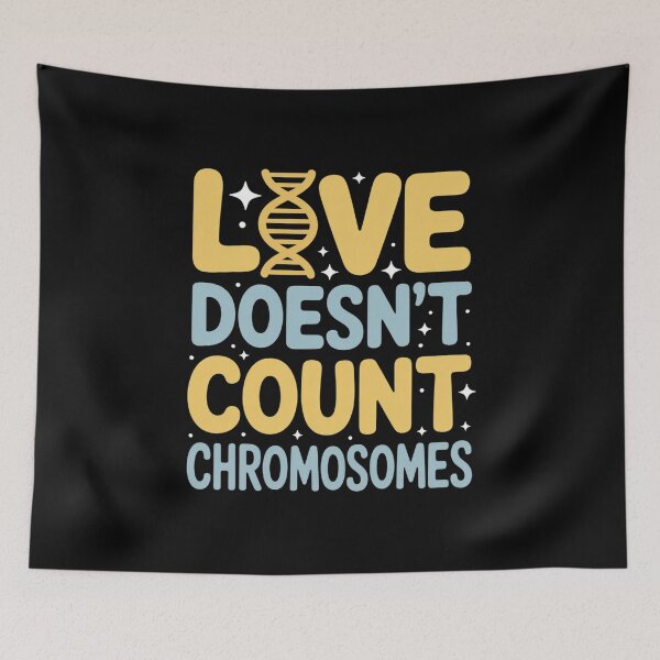 Item preview, World Down Syndrome Day Love Doesn't Count Chromosomes designed and sold by KonopikaaArt.