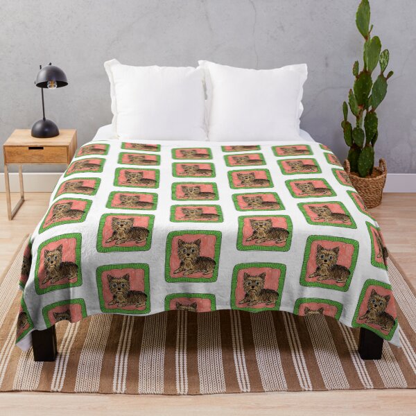Item preview, Wacky Whimsical Yorkshire Terrier Dog designed and sold by UnseenNeon.