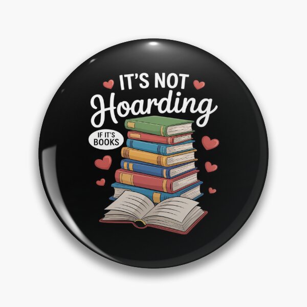 Item preview, It's Not Hoarding If It's Books Funny Literary Book Lovers designed and sold by Tatianamiobi.