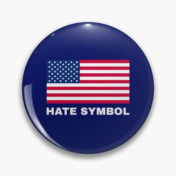 Item preview, Hate Symbol designed and sold by JacJaq.