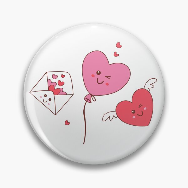 Item preview, Happy Heart Ballons Love Letter designed and sold by AnimaliaStar.