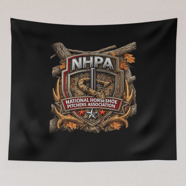 Item preview, National Horseshoes Pitchers Associations NHPA Camo Logo For Women Men designed and sold by AlexanderMaS.
