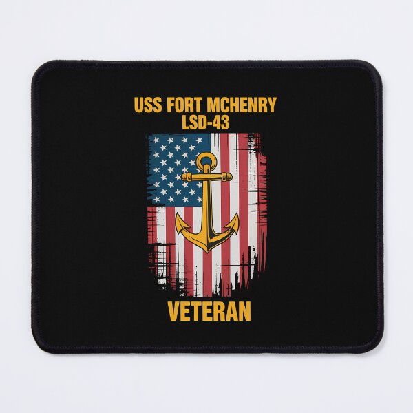Item preview, USS Fort McHenry LSD-43 Dock Landing Ship Veteran Father Day designed and sold by IdunayaStore.