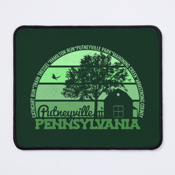 Item preview, Putneyville Pennsylvania Sunset Retro Vintage Local Pride Logo designed and sold by CRHPOD20.