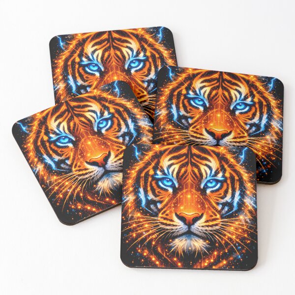 Item preview, Electric Neon Royal Bengal Tiger - Cyberpunk Wildlife T-Shirt & Phone Case designed and sold by sugato123.