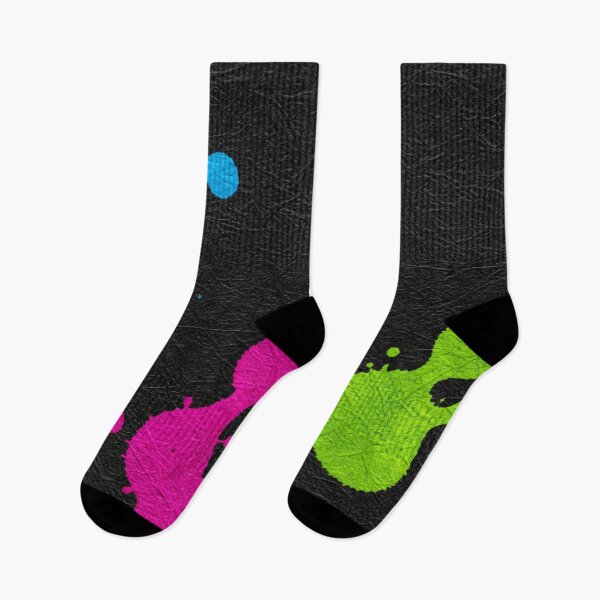 Item preview, Minimal Neon Ink Blots designed and sold by Kaleidoscope Print.
