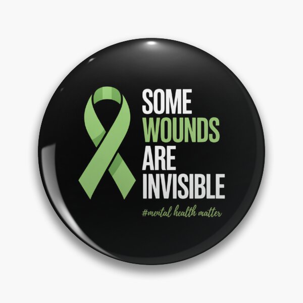 Item preview, Some Wounds Are Invisible Mental Health Awareness Month designed and sold by IdunayaStore.