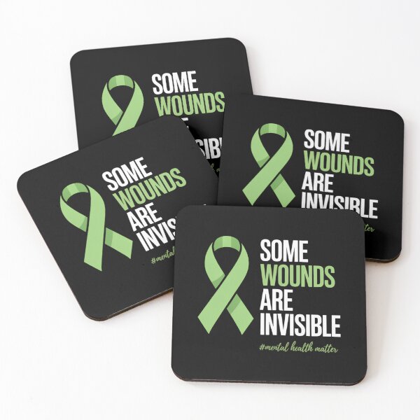 Item preview, Some Wounds Are Invisible Mental Health Awareness Month designed and sold by IdunayaStore.