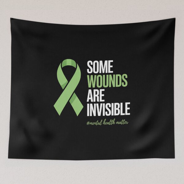 Item preview, Some Wounds Are Invisible Mental Health Awareness Month designed and sold by IdunayaStore.