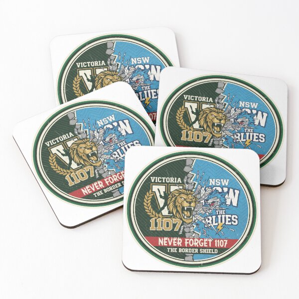 Item preview, NSW Blues Victory - Never Forget 1107 The Border Shield designed and sold by Pixel & Beyond.