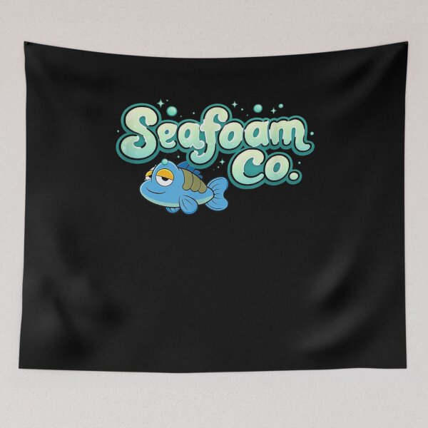 Item preview, Seafoam Bubbles Logo For Women Men designed and sold by AlexanderMaS.