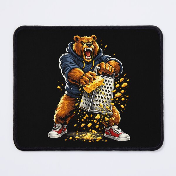 Item preview, Angry Bear Grating Cheese Grater Hater designed and sold by PipoPayment.