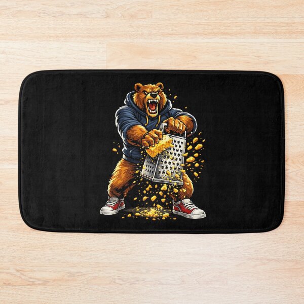 Item preview, Angry Bear Grating Cheese Grater Hater designed and sold by PipoPayment.