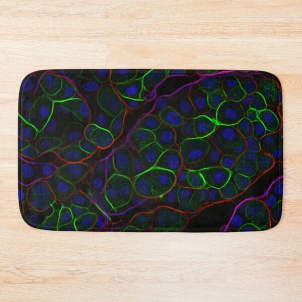 Item preview, Neon Cell Pattern on Black designed and sold by Kaleidoscope Print.