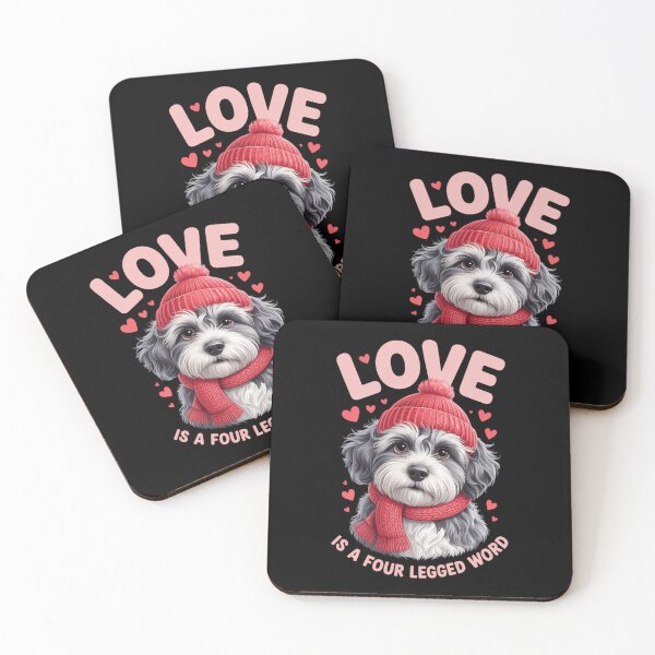 Item preview, Valentine Aussidoodle Poodle Mix Puppy designed and sold by IdunayaStore.