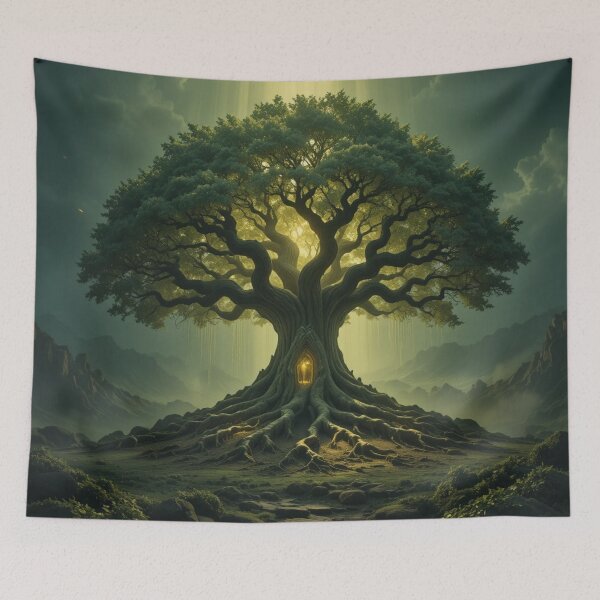 Item preview, Enchanted Tree with Glowing Portal designed and sold by InezPhotography.