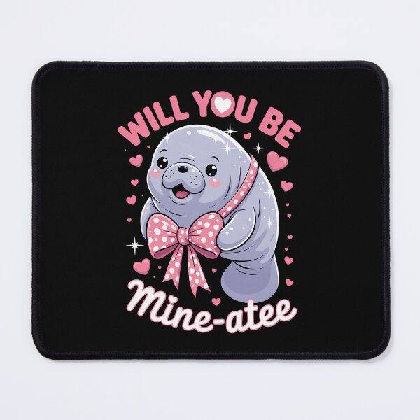 Item preview, Valentine Manatee Cute Valentine's Day Hearts designed and sold by IdunayaStore.