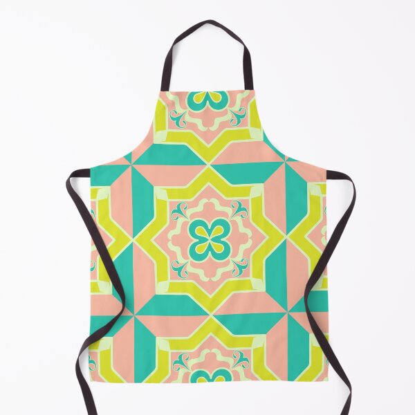 Artikelvorschau, Geometrisches Fliesenmuster in Pastellrosa und Türkis entworfen und verkauft von lifestylecreep.