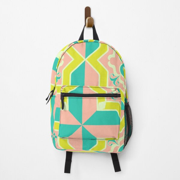 Artikelvorschau, Geometrisches Fliesenmuster in Pastellrosa und Türkis entworfen und verkauft von lifestylecreep.