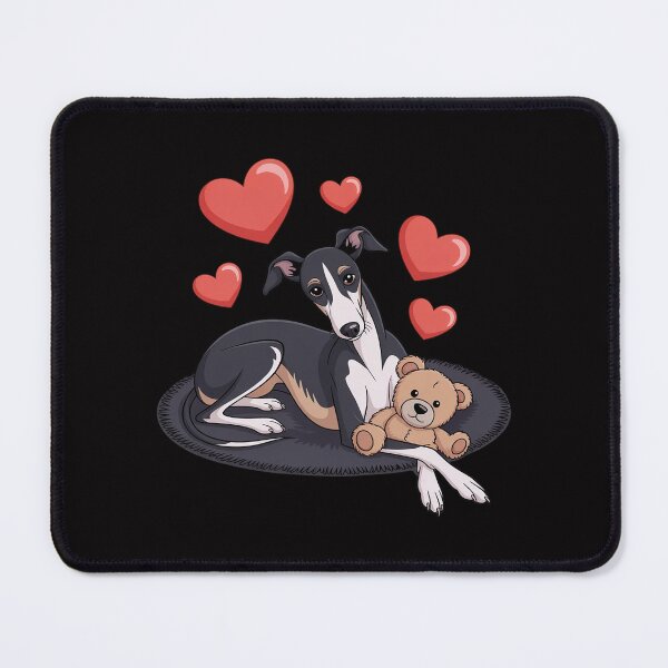 Item preview, Dutch Shepherd Dog With Stuffed Animal And Hearts designed and sold by MatthewJordas.