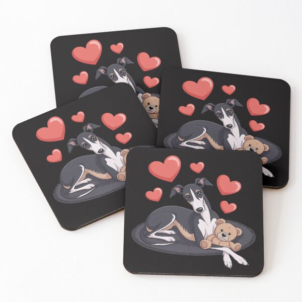 Item preview, Dutch Shepherd Dog With Stuffed Animal And Hearts designed and sold by MatthewJordas.